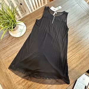 Cable & Gauge Black Dress Womens L Tank Sleeveless Stretch Casual